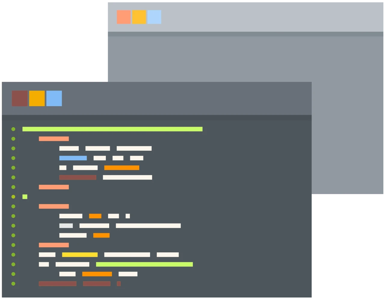 Image of application windows.