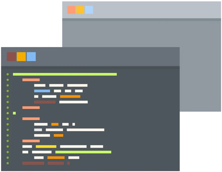 Image of application windows.